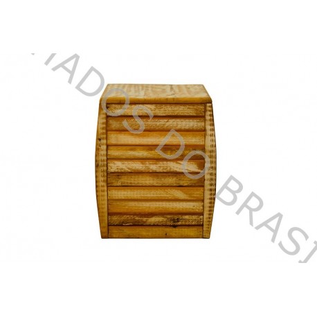 Banco Puff Ripas Branco  ( Cubo )