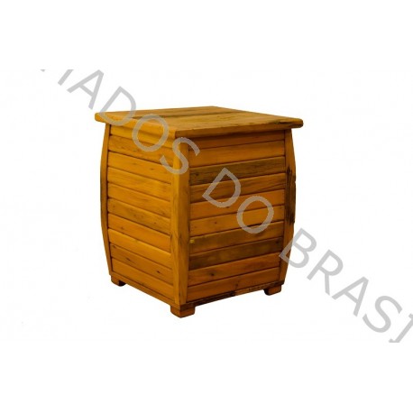 Banco Puff Ripas e Tampo ( Cubo )