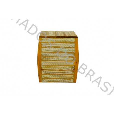 Banco Puff Ripas Colorido ( Cubo )