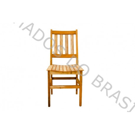 Cadeira Ripas Separadas Branca