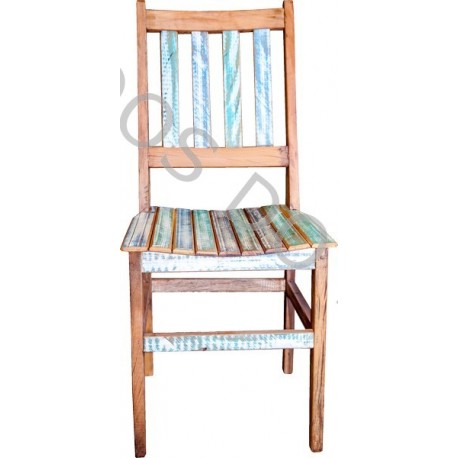 Cadeira Ripas Separadas Colorida